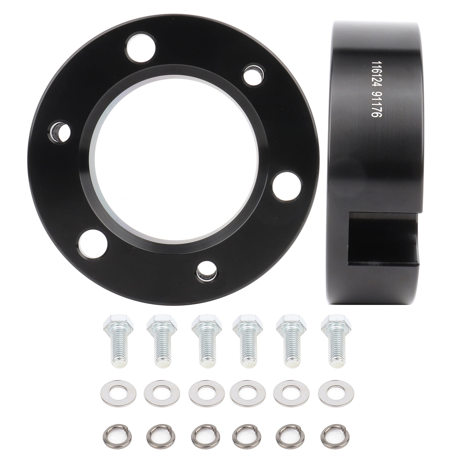 DNA MOTORING 2.5" Front Strut Top Leveling Lift Kit Spacer For 2007-2022 Toyota Sequoia/Tundra – 6061 Aluminum 5 thumbnail image