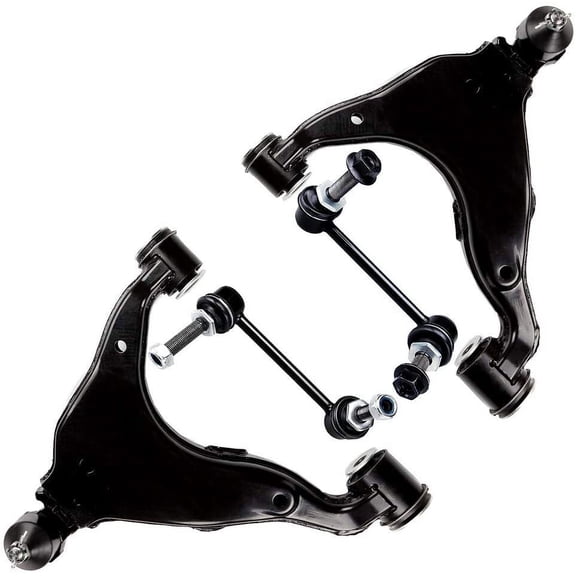 CCIYU Lower Alignment Camber Kit Stabilizer Bar fit for 2003-2009 for Lexus GX470 for Toyota 4Runner FJ Cruiser 4pcs Suspension Kit