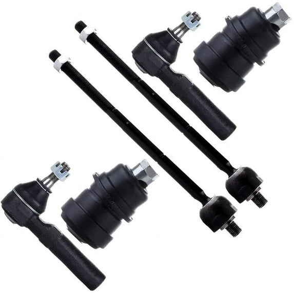 CCIYU Lower Ball Joint Inner Outer Tie Rod End fit for 2000-2002 Neon PT Cruiser for Dodge Neon for Plymouth Neon 6pcs Suspension Kit