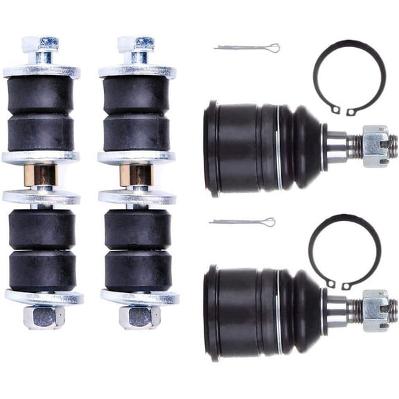 CCIYU Lower Ball Joints Front Sway Bar End Links Compatible fit for 1990-1993 for Acura Integra 1988-1991 for Honda Civic 1988-1991 for Honda CRX 1988-1991 for Honda Prelude 4pcs Suspension Kit