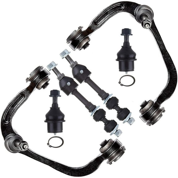 CCIYU Lower Ball Joints Front Sway Bar End Links Upper Control Arms Compatible fit for 2005-2008 for Ford for F-150 2006-2008 for Lincoln Mark LT 6pcs Suspension Kit