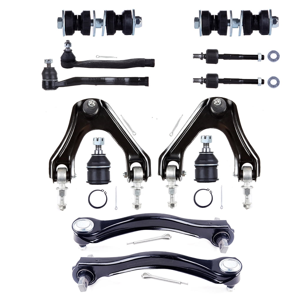 CCIYU Lower Ball Joints Outer Inner Tie Rod Front Sway Bar Upper Control Arms Rear Upper Control Arms fit for ACURA CL 94-97 for Honda for Accord 95-98 for Honda Odyssey 12pcs Suspension Kit