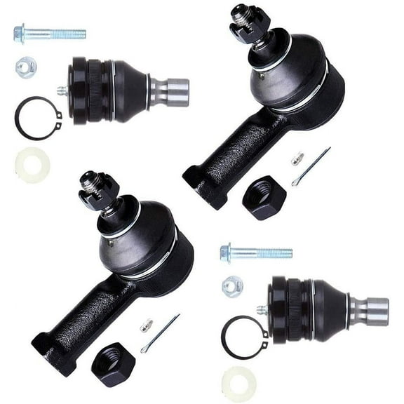 CCIYU Lower Ball Joints Outer Tie Rod Ends Compatible fit for 2001-2005 Sebring 2001-2005 for Dodge Stratus 2000-2005 for Mitsubishi Eclipse 1999-2003 for Mitsubishi Galant 4pcs Suspension Kit