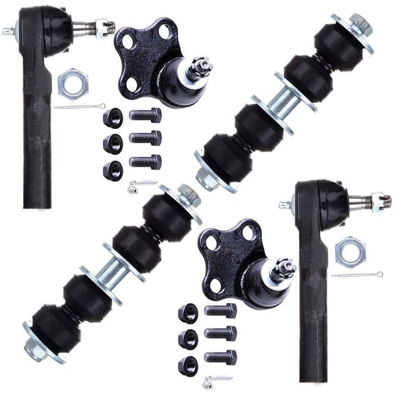 CCIYU Lower Ball Joints Outer Tie Rod Ends Front Sway Bar End Links Compatible fit for 1997-2005 for Chevrolet Cavalier 1997-2005 for Pontiac Sunfire 6pcs Suspension Kit