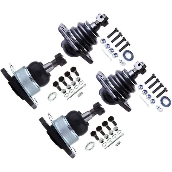 CCIYU Lower Ball Joints Upper Ball Joints Compatible fit for 1997-2005 for Chevrolet Blazer 1997-2004 for Chevrolet S10 1997-2005 for Gmc Jimmy 4pcs Suspension Kit