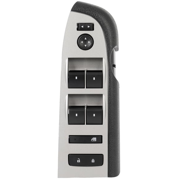 CCIYU Master Power Window Switch with Black Bezel Front Left Driver Side Fit 2008-2011 For Chevrolet HHR 2007-2013 For Chevrolet Silverado For GMC Sierra 1500 2500 HD 3500 HD Replaces 22968506