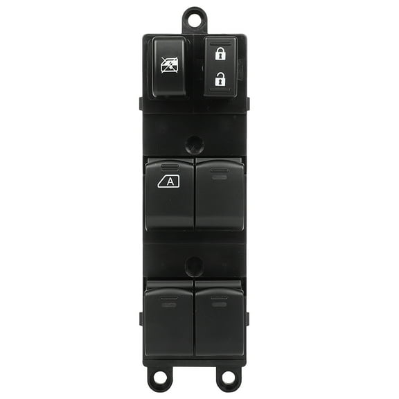 CCIYU Master Power Window Switch Front Left Driver Side Fit 2010-2012 For Nissan Versa Window Control Switch 25401ZW80A 1S12958