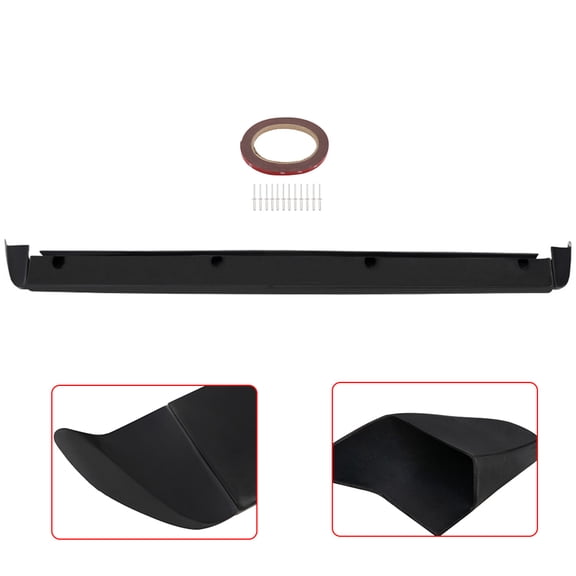 CCIYU Matte Black PU Rear Trunk Lid Wing Tailgate Spoiler for 1999-2006 for Chevy Silverado Sierra Stylish Trunk Spoiler