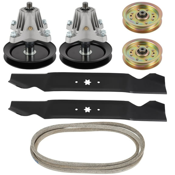 CCIYU Mower Deck Rebuild Kit, 42" Lawn Mower Deck Parts Rebuild Kit Fit for Cub Cadet CC30 Mini Rider, LTX1040 (Excluding 2009) LTX1042 EZT-L42 RZT-42 (2011-2012) RZT-L42 RZT-S42, 2011 and 2014