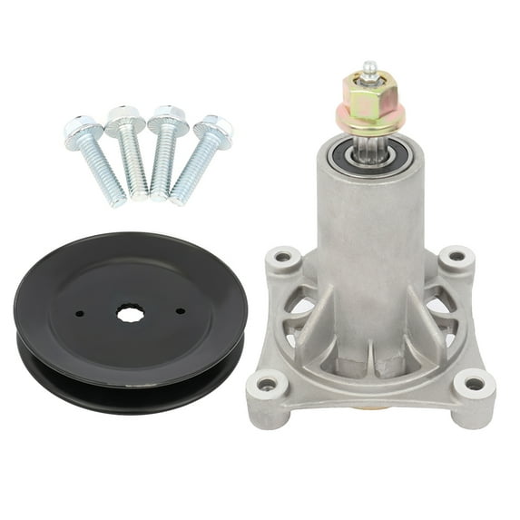 CCIYU Mower Spindle Spindle Assembly with w/PULLEY fit for 153535 - 42 48 Deck Husqvarna 532 Ariens 187292 Mowers