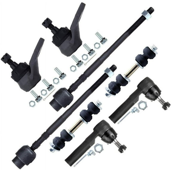 CCIYU Outer Inner Tie Rod Lower Ball Joint Sway Bar fit for Buick Electra LeSabre Park Avenue for Cadillac Commercial Fleetwood for Oldsmobile 98 LSS Regency for Pontiac Bonneville 8pcs Suspension Kit