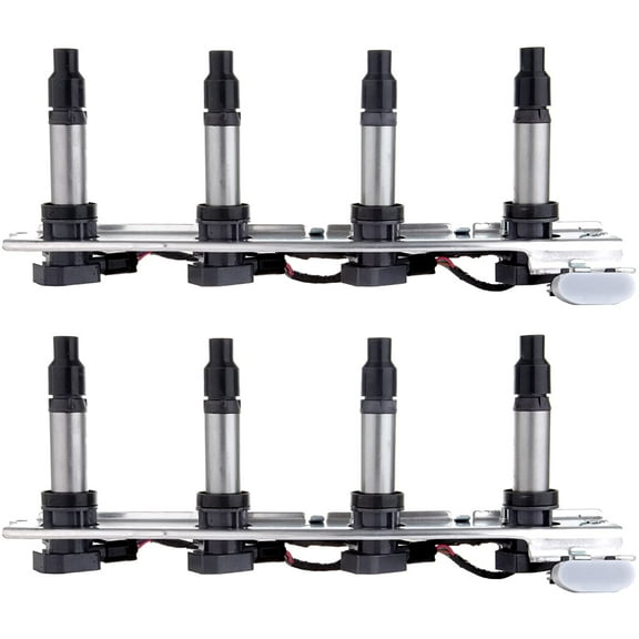 CCIYU Pack of 2 Ignition Coils for Cadillac STS/Seville/SRX/DeVille for Pontiac Bonneville 2004-2005 Fits for UF372 C1509 C372