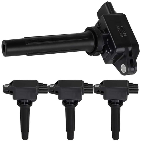 CCIYU Pack of 4 Ignition Coils for 16 for Sci-on iA Fits for UF822 Fits select: 2017-2018 TOYOTA YARIS IA, 2016 TOYOTA SCION IA