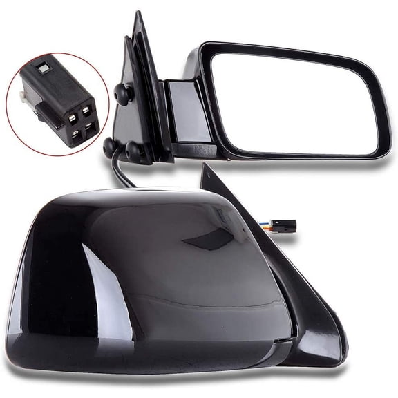 CCIYU Power Mirrors Drive and Passenger Side Door Mirror Black Rear View Mirror fit for 1988-1998 For Chevy 1500 2500HD 3500HD Pickup Truck 1992-1994 For GMC Jimmy Blazer 1995-1998 Yukon
