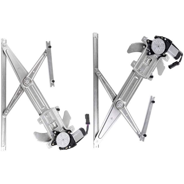 Pair Front Manual Window Regulators For Chevy Colorado GMC Canyon 2004-2012 – Left & Right, AM Autoparts