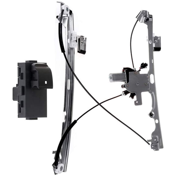 CCIYU Power Window Regulator with Motor Power Window Switch Replacement fit For Cadillac Escalade For Chevrolet Front Right Passengers Side Kit Fits select: 2011 CHEVROLET SILVERADO K1500 LT