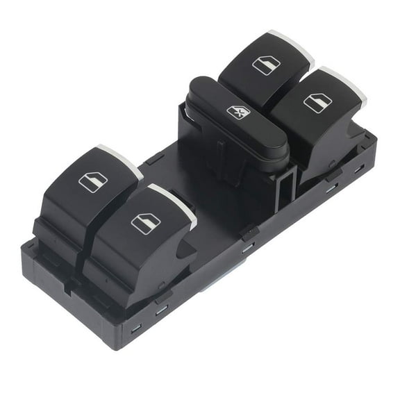 CCIYU Power Window Switch Replacement Parts Fits For 2014-2017 For Volkswagen CC 2011-2013 For Volkswagen For Golf 2012-2018 For Volkswagen For Jetta 2012-2018 For Volkswagen For Passat 5K4959857AXSH