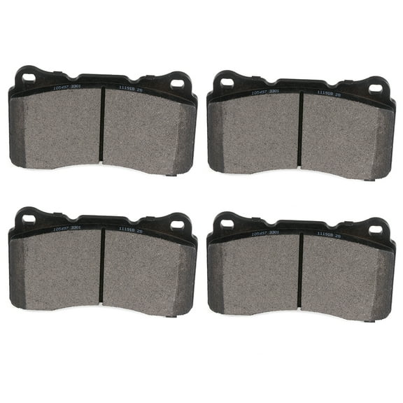 CCIYU Professional Ceramic Disc Front/Rear Pads Set fit for Acura TL, for Buick Regal, for Cadillac ATS, for Chevy Camaro, for Ford GT, for Honda Civic, for Pontiac G8, for Subaru BRZ, for Toyota 86