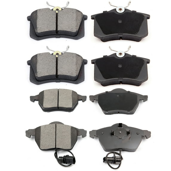 CCIYU Professional Ceramic Disc Pads Set fit for 1999-2008 for Audi A4, 2002-2006 for Audi A4 Quattro, 1998-2004 for Audi A6, 1998-2004 for Audi A6 Quattro, 1999-2005 for Volkswagen Passat