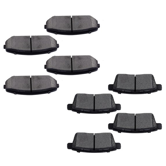 CCIYU Professional Ceramic Disc Pads Set fit for 2007-2010 for Ford Edge, 2007-2010 for Lincoln MKX, 2007-2012 for Mazda CX-7, 2007-2015 for Mazda CX-9