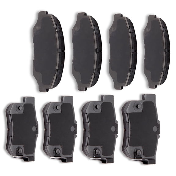 CCIYU Professional Ceramic Disc Pads Set fit for 2002-2004 for Honda CR-V,2003-2011 for Honda Element