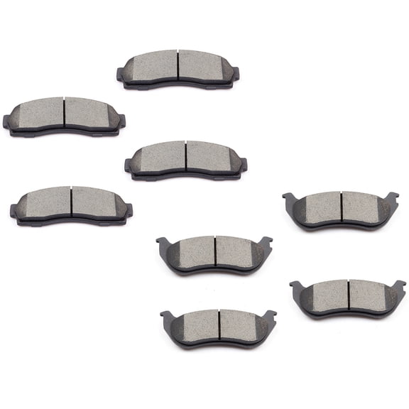 CCIYU Professional Ceramic Disc Pads Set fit for 2002-2005 for Ford Explorer, 2002-2005 for Mercury Mountaineer