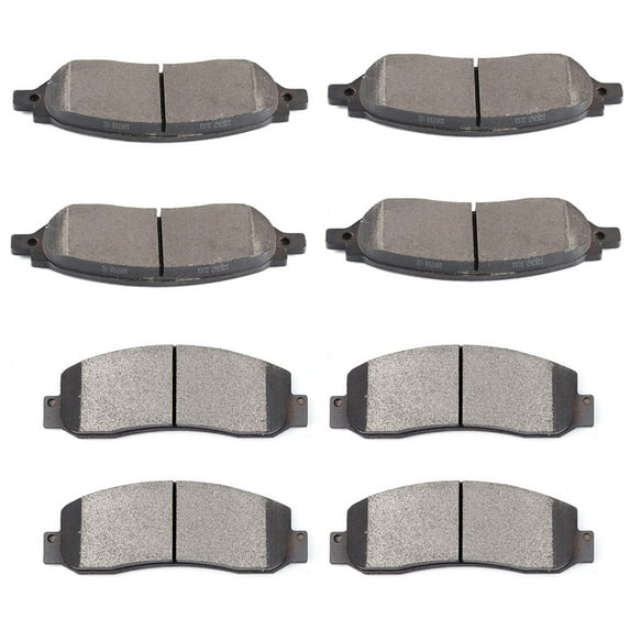 CCIYU Professional Ceramic Disc Pads Set fit for 2005-2007 for Ford F-250 Super Duty, 2005-2007 for Ford F-350 Super Duty
