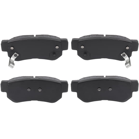 CCIYU Professional Ceramic Disc Rear Pads Set fit for 0Hyundai Azera/Elantra/Santa Fe/Sonata/Tucson/XG300/XG350,04-06 Kia Amanti,01-10 Kia Magentis,01-10 Kia Optima,05-10 Kia Sportage