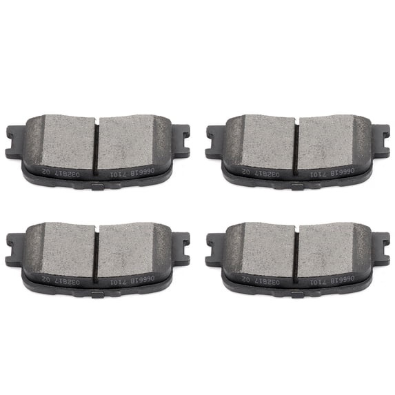 CCIYU Professional Ceramic Disc Rear Pads Set fit for 2002-2003 for Lexus ES300,2004-2006 for Lexus ES330,2002-2006 for Toyota Camry,2001-2003 for Toyota Highlander