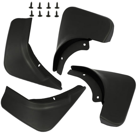 CCIYU Qty(4) ABS Mud Flaps Custom Splash Guards Replacement Fit For Volkswagen For Passat B7 4-Door Saloon 2011-2014 European Version