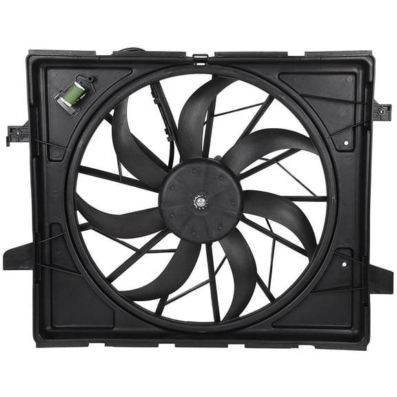 CCIYU Radiator or Condenser Cooling Fan Fit for 2011 2012 2013 2014 2015 2016 2017 for Dodge Durango for Jeep Grand Cherokee