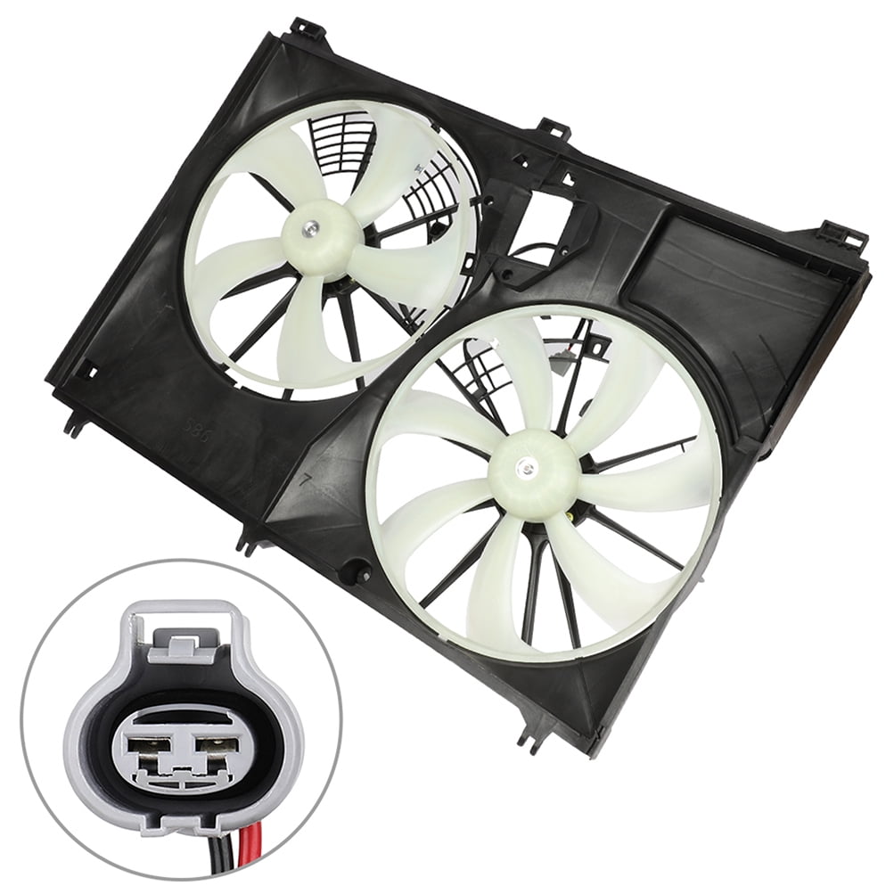 CCIYU Radiator or Condenser Cooling Fan Fit for 2014 2015 2016 2017 for Toyota Highlander