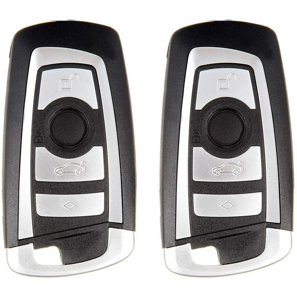 CCIYU Replacement Keyless Entry Remote Uncut Car Key Fob 2 X 4 Buttons Replacement for BMW Series KR55WK49863 Fits select: 2011 BMW 528 I, 2011 BMW 535 XIGT