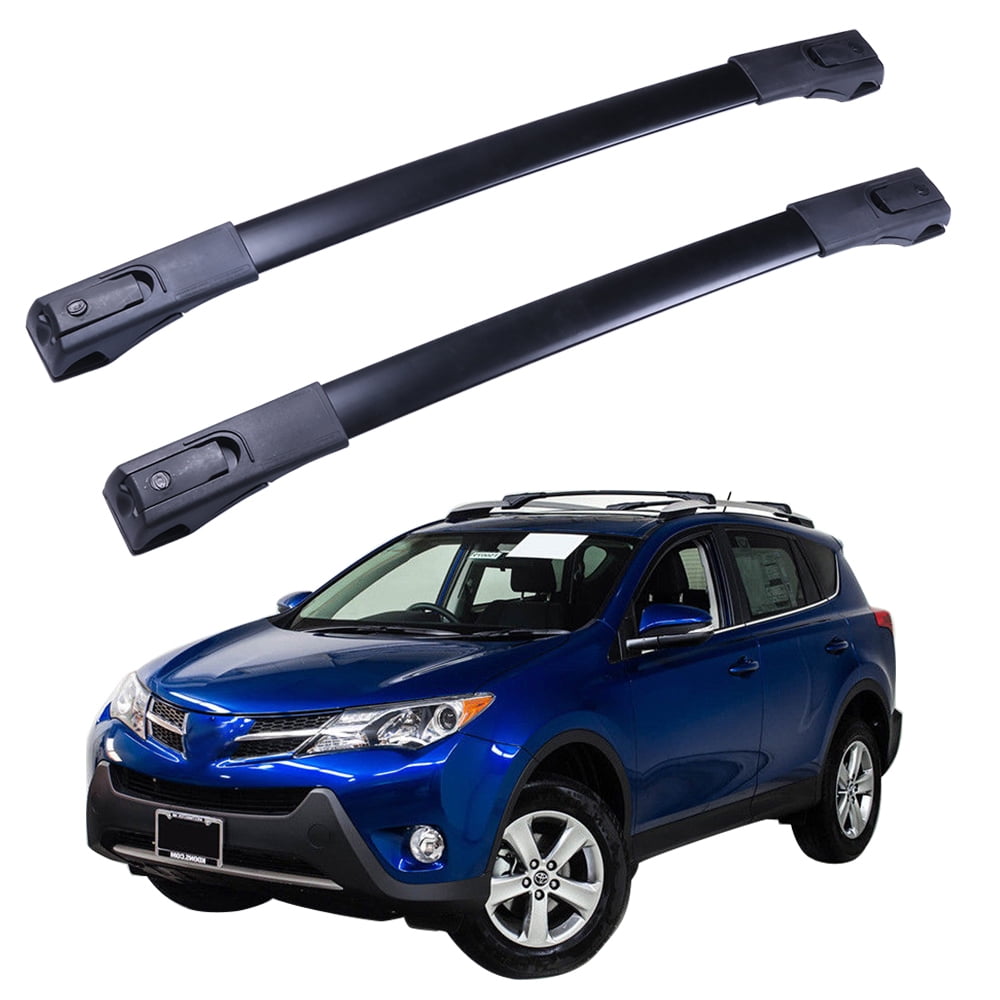 CCIYU Roof Rack Cross Bar Fit for Toyota RAV4 Sport Utility 4 Door 2.5L 2013 2014 2015 2016 2017 2018 Aluminum Car Top Luggage Carrier Rails Walmart