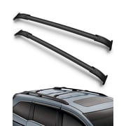 CCIYU Roof Rack Cross Bars for Chevy Tahoe for GMC Yukon for Chevy Suburban for Cadillac Escalade 2015-2020 Aluminum Cargo Carrier for SUV, 220LBS, Black/2pcs