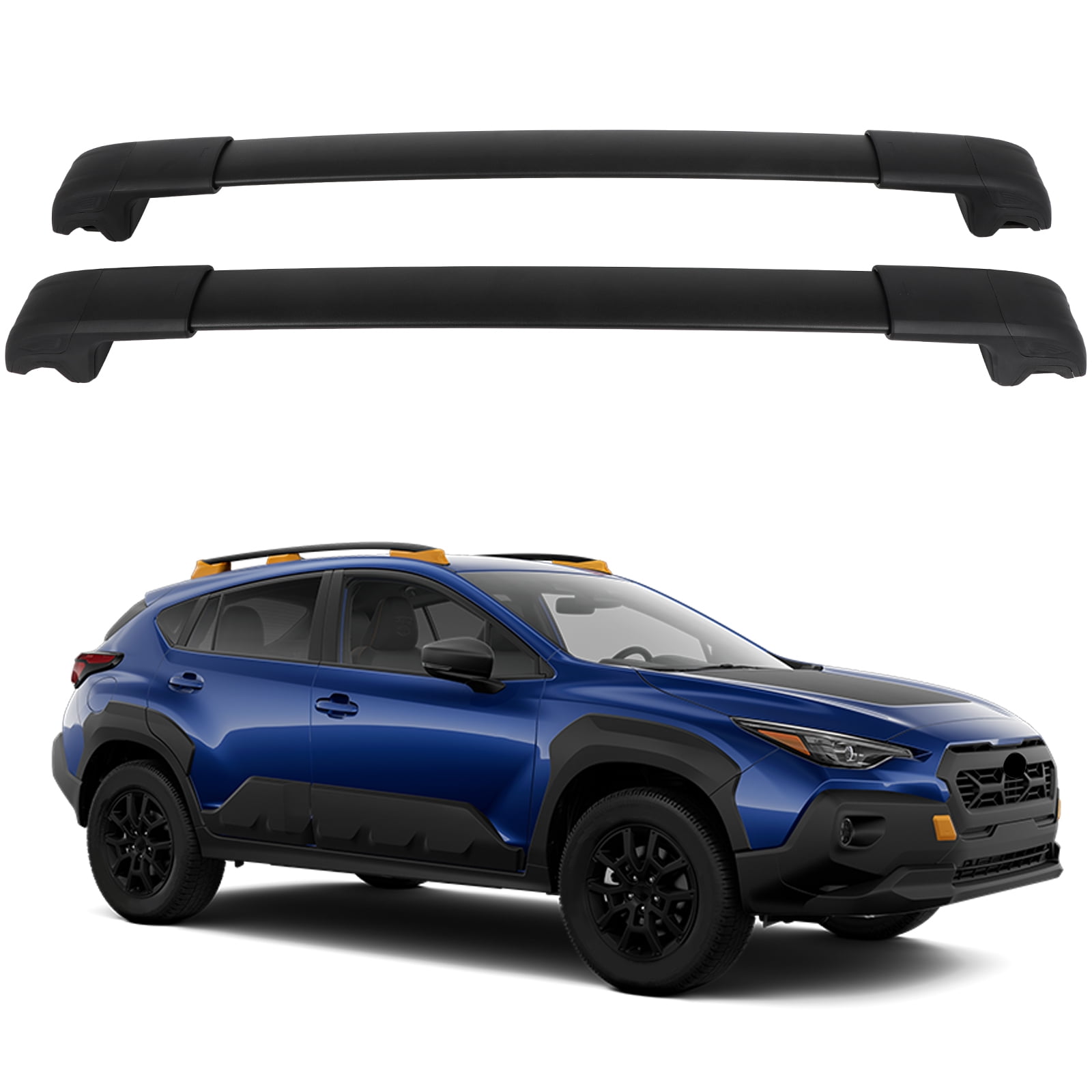 CCIYU Roof Rack Cross Bars Rooftop Cargo Carrier Fit For Subaru For Crosstrek 2024 Weight Capacity 220LBS