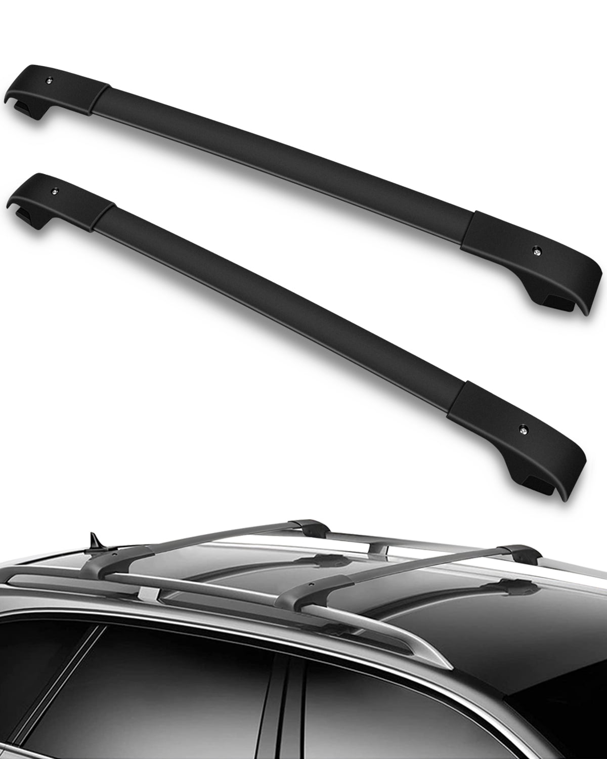 CCIYU Roof Racks for Jeep for Cherokee 20142021 Rooftop Luggage Canoe Kayak Carrier Rack Black