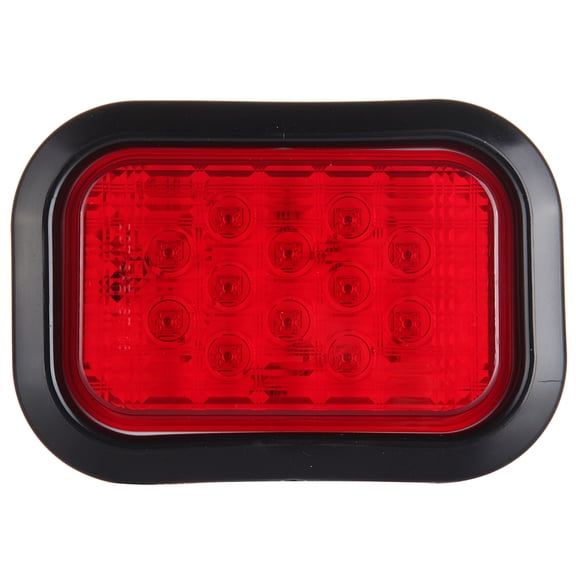 CCIYU Side Marker Light Universal 4x Red/White 12LED Side Marker Bulbs 4x Amber 4LED Side Marker Light Smokey Gray Lens Replacement fit for Truck Bus Boat Trailer Indicator Light Side Marker Assembly