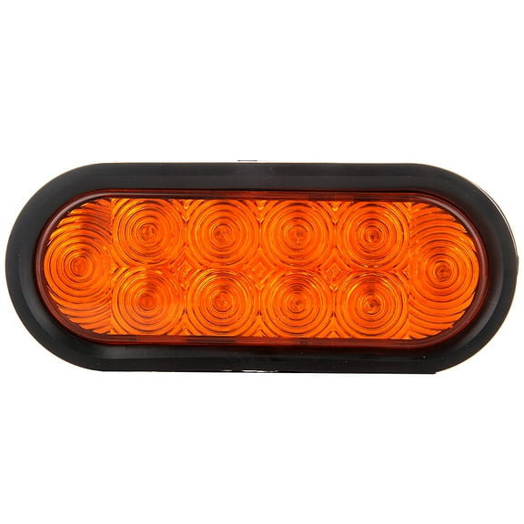 CCIYU Side Marker Light Universal 8x Red/Amber 13LED Side Marker Light Bulbs and 2 x 6 Inch 10LED Amber signal light Replacement fit for Truck Bus Boat Trailer Indicator Light Side Marker Assembly