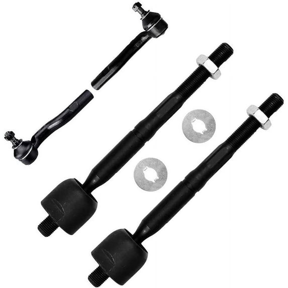 CCIYU Steering Outer Inner TIe Rod Ends fit for 1998-2005 for Lexus GS300 1998-2000 for Lexus GS400 2001-2005 for Lexus GS430 4pcs Suspension Kit