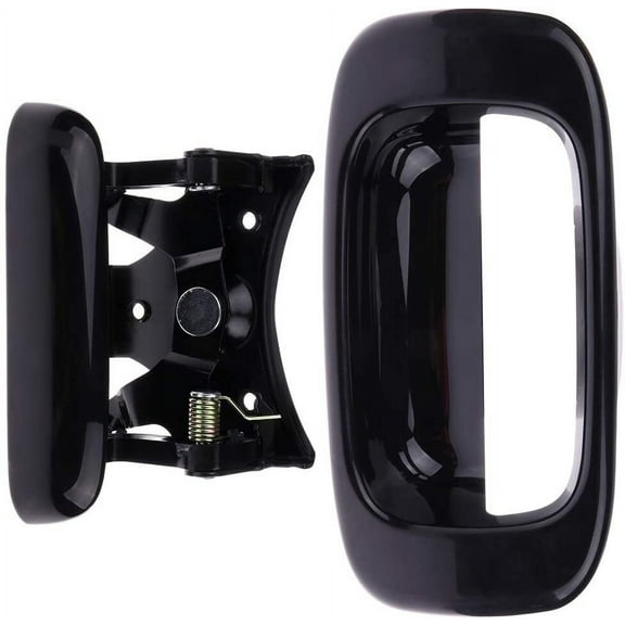 CCIYU Tailgate Door Handles Exterior Replacement for 2007 for GMC Sierra for Chevrolet Silverado 1500 2500 3500 Classic Black(2pcs)