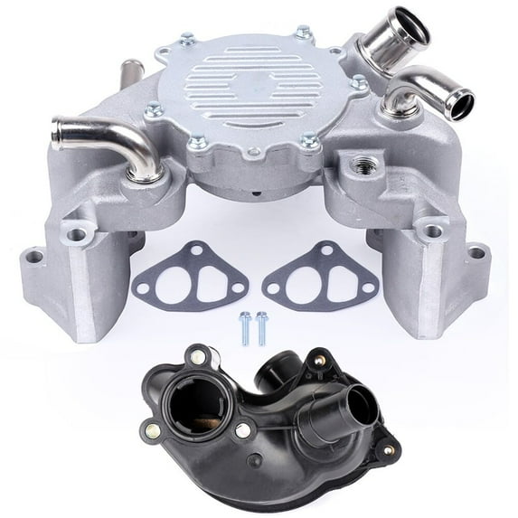 CCIYU Thermostat housing + Water Pump Series Replacement for ford Explorer 1997-2001 Replace for YU3Z-8A586-AA,2L2Z8592BA,902-204