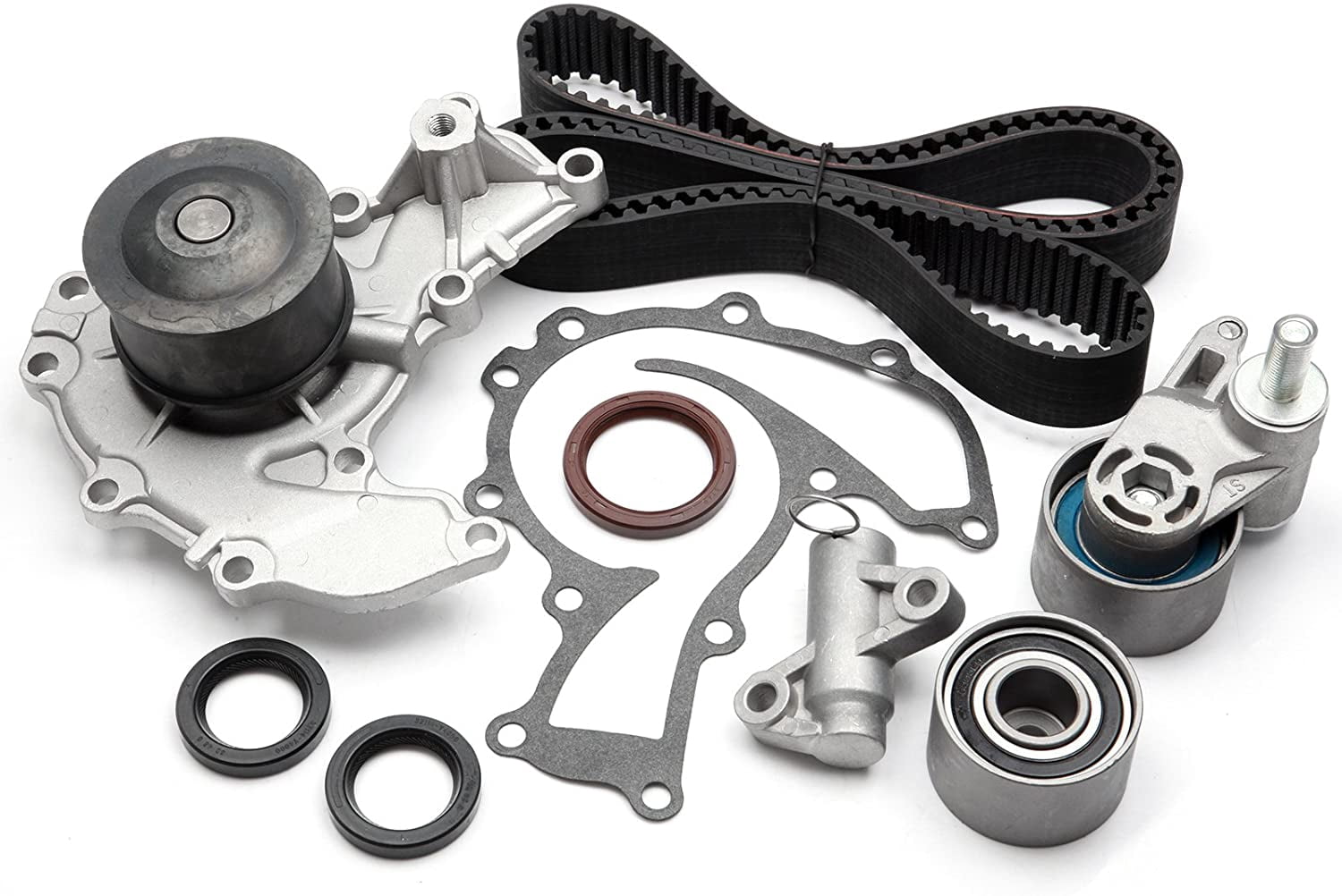 CCIYU Timing Belt Water Pump kit 1998-1999 for Acura SLX 1998-2002 for Honda Passport 1998-2004 for Isuzu Rodeo 1998-2002 for Isuzu Trooper 1999-2001 for Isuzu VehiCROSS