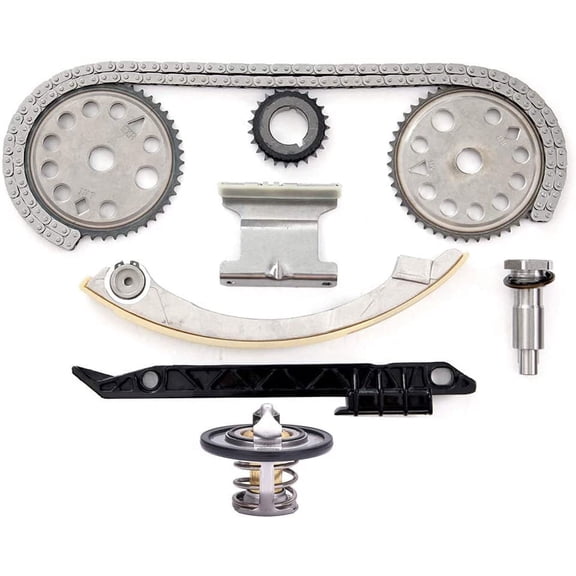 CCIYU Timing Chain Kit fit for Chevrolet for Saturn for Pontiac for Oldsmobile Cavalier Classic for Malibu Cobalt HHR Ion Sky L100 L200 LW200 L300 Vue Grand Am Sunfire G5 Alero 2.2L 2.0L 2.4L