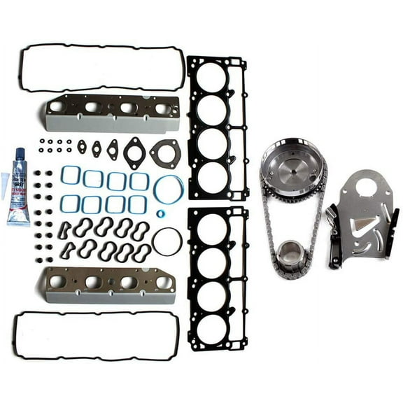 CCIYU Timing Chain Kit fit for Jeep for Chrysler for Dodge Grand for Cherokee 300 Challenger Charger 5.7L Fits select: 2009-2010 DODGE CHALLENGER R/T, 2009-2010 DODGE CHARGER R/T