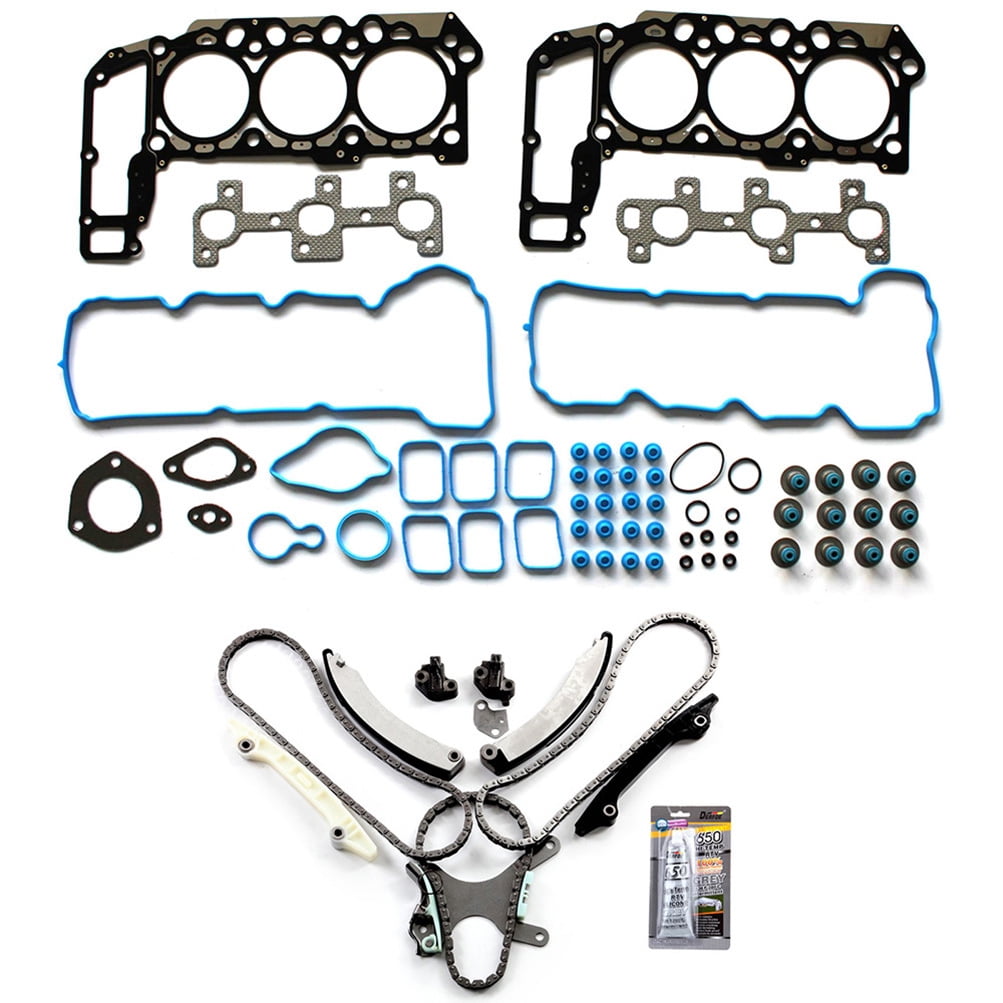 SCITOO Timing Chain Kit For 3.7L V6 Jeep, Dodge, Ram, Mitsubishi - Fits Liberty, Grand Cherokee, Durango, Nitro, Dakota, Raider (2004-2012)