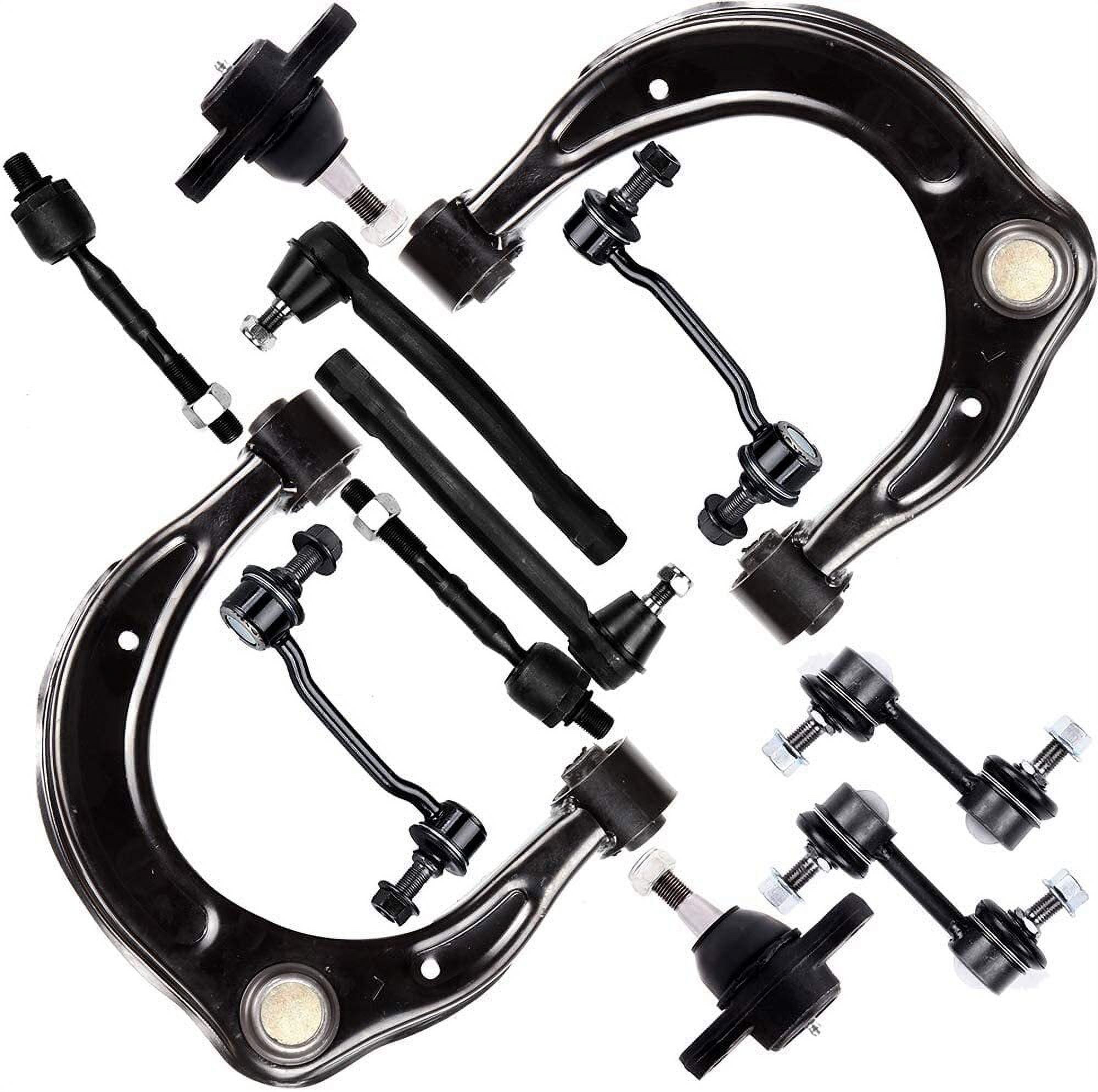 CCIYU Upper Control Arm Lower Ball Joint Front Rear Sway Bar End Link Outer Inner Tie Rod End fit for 2008 2009 2010 2011 for Hyundai Azera 2009 2010 for Hyundai Sonata 12pcs Suspension Kit