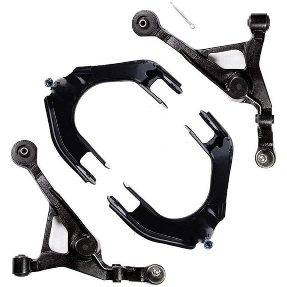 CCIYU Upper Lower Control Arm Assembly w/Ball Joints fit for 1995-2000 Cirrus Ebring Sebring for Dodge Stratus for Plymouth Breeze 4pcs Suspension Kit
