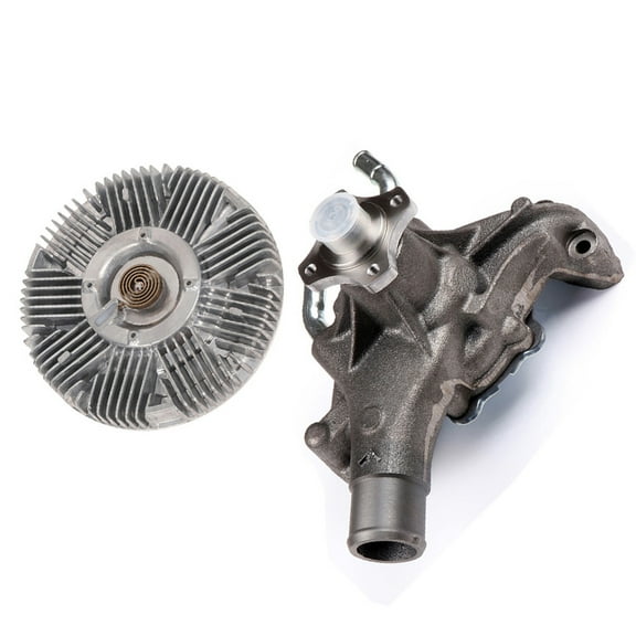 CCIYU Water Pump Engine Cooling Fan Clutch Kit for Chevrolet for Cadillac for GMC Blazer S10 Express 1500 Express 2500 Express 3500 Escalade C2500 C35 C3500 Cargo Van K2500 K3500 Tahoe 4.3L 5.0L 5.7L