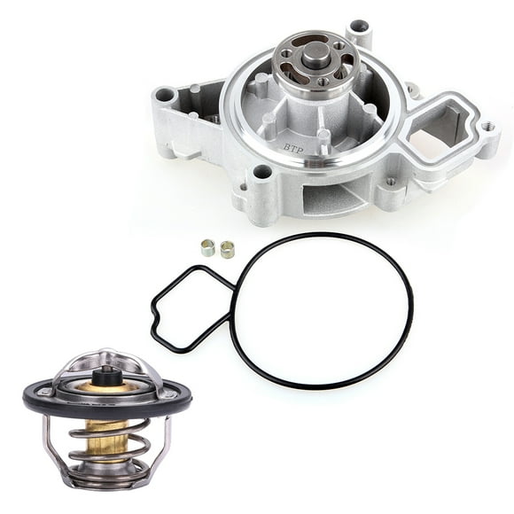 CCIYU Water Pump with Thermostat Fit for 2007-2009 for Pontiac G5 2.2L,2007 for Pontiac G5 2.4L,2006-2010 for Pontiac G6 2.4L,2002-2005 for Pontiac Grand Am 2.2L 543-07350 CP5092 PWP-9228